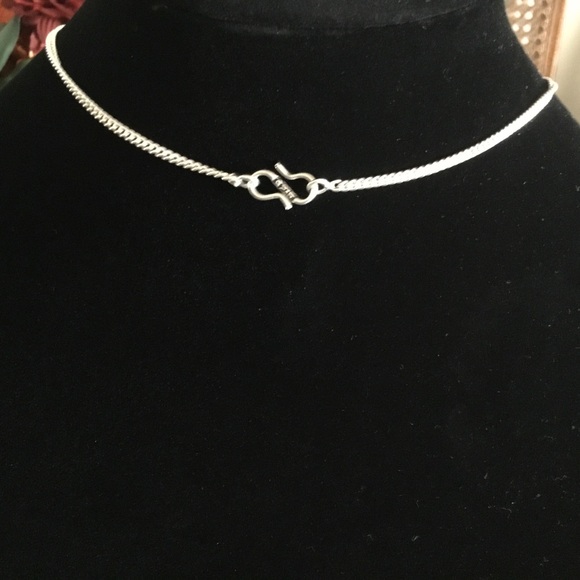 TAMERLANE SQUARE STONE W/ DESIGN ON FRONT AND TWO PEAR AMETHYST STERLING SILVER - Picture 4 of 9